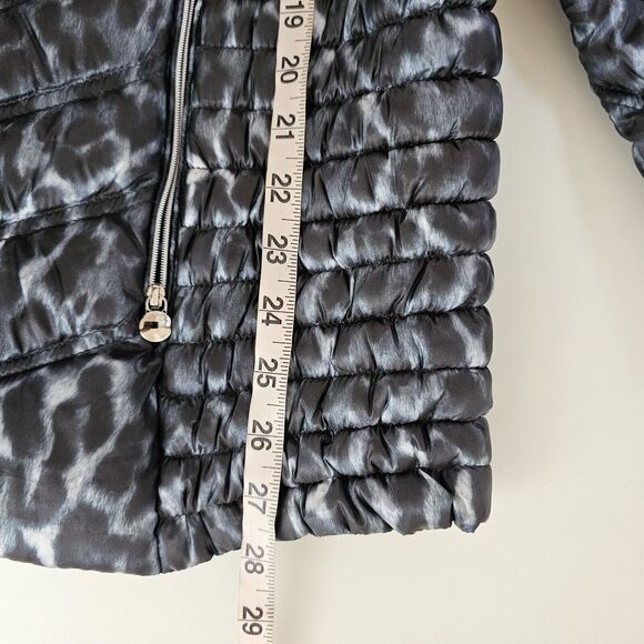 Laundry by Shelli Segal Hooded Down Quilt Puffer Down Animal Print Size 3X - Picture 14 of 14